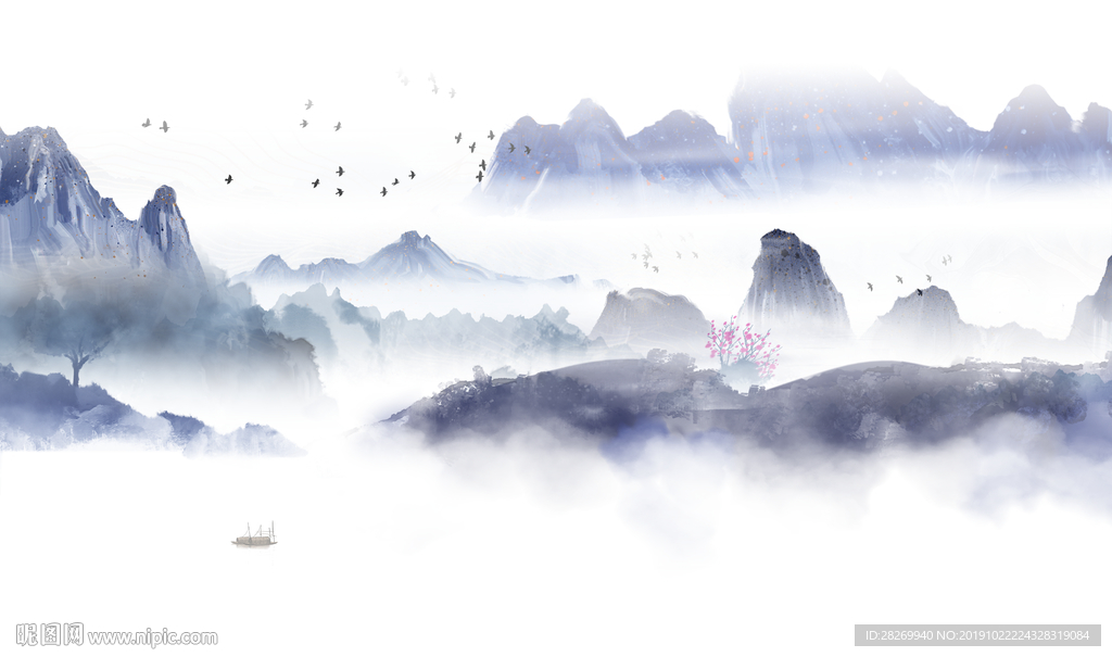 新中式山