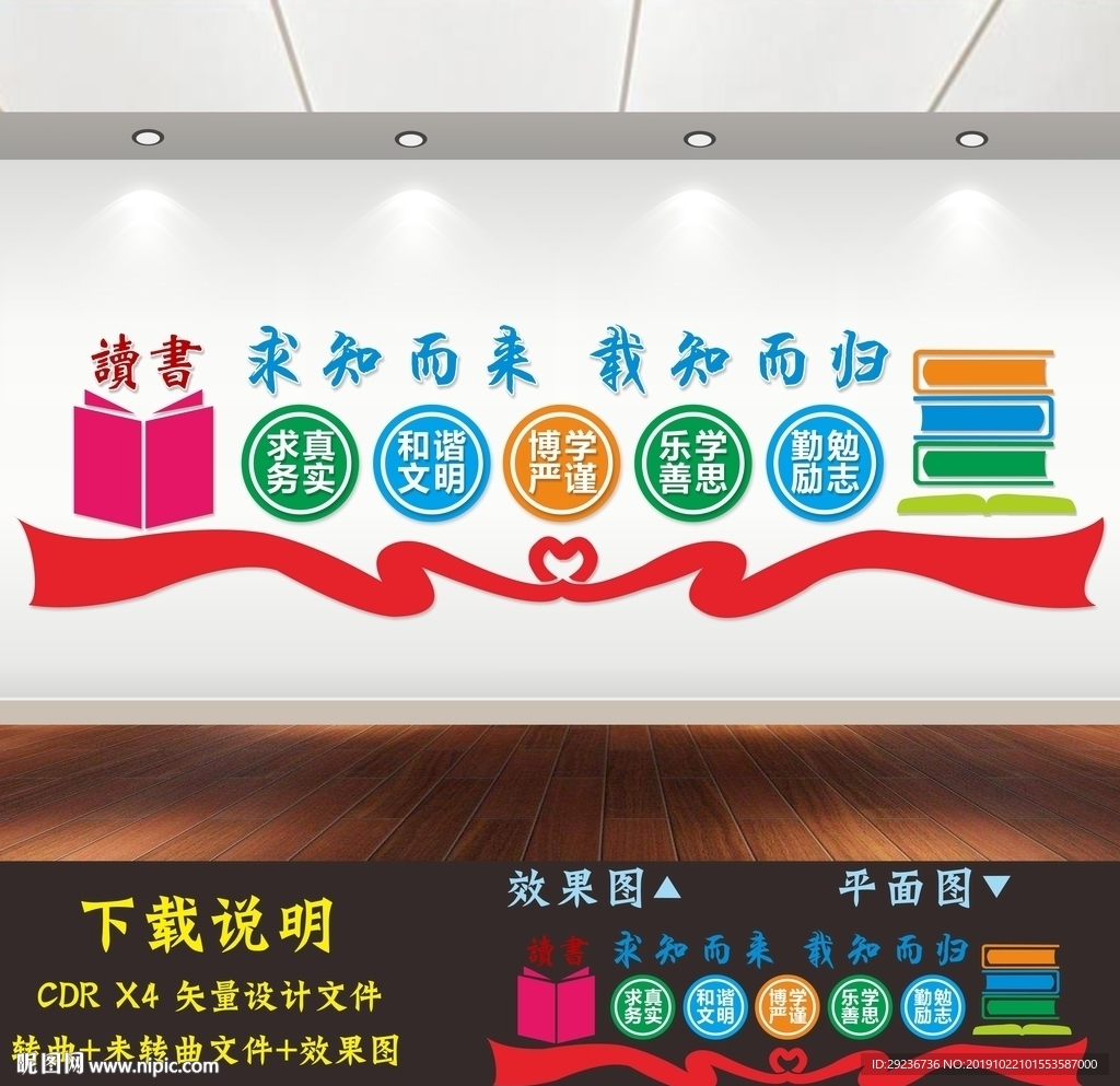 图书馆文化墙