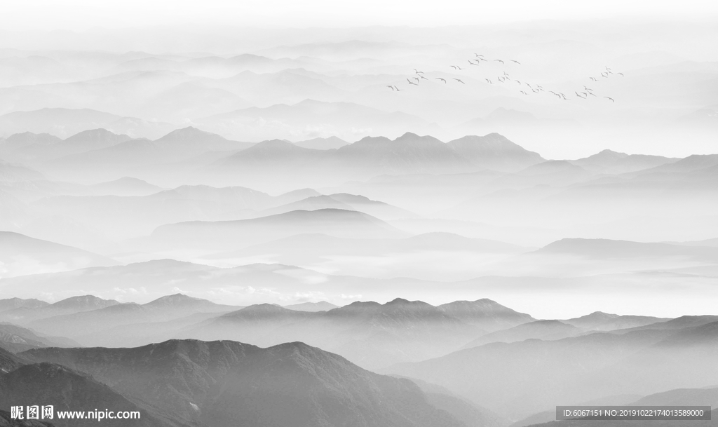 新中式山水画