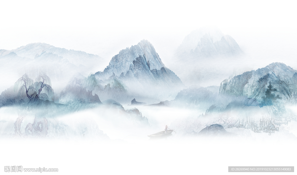 新中式背景
