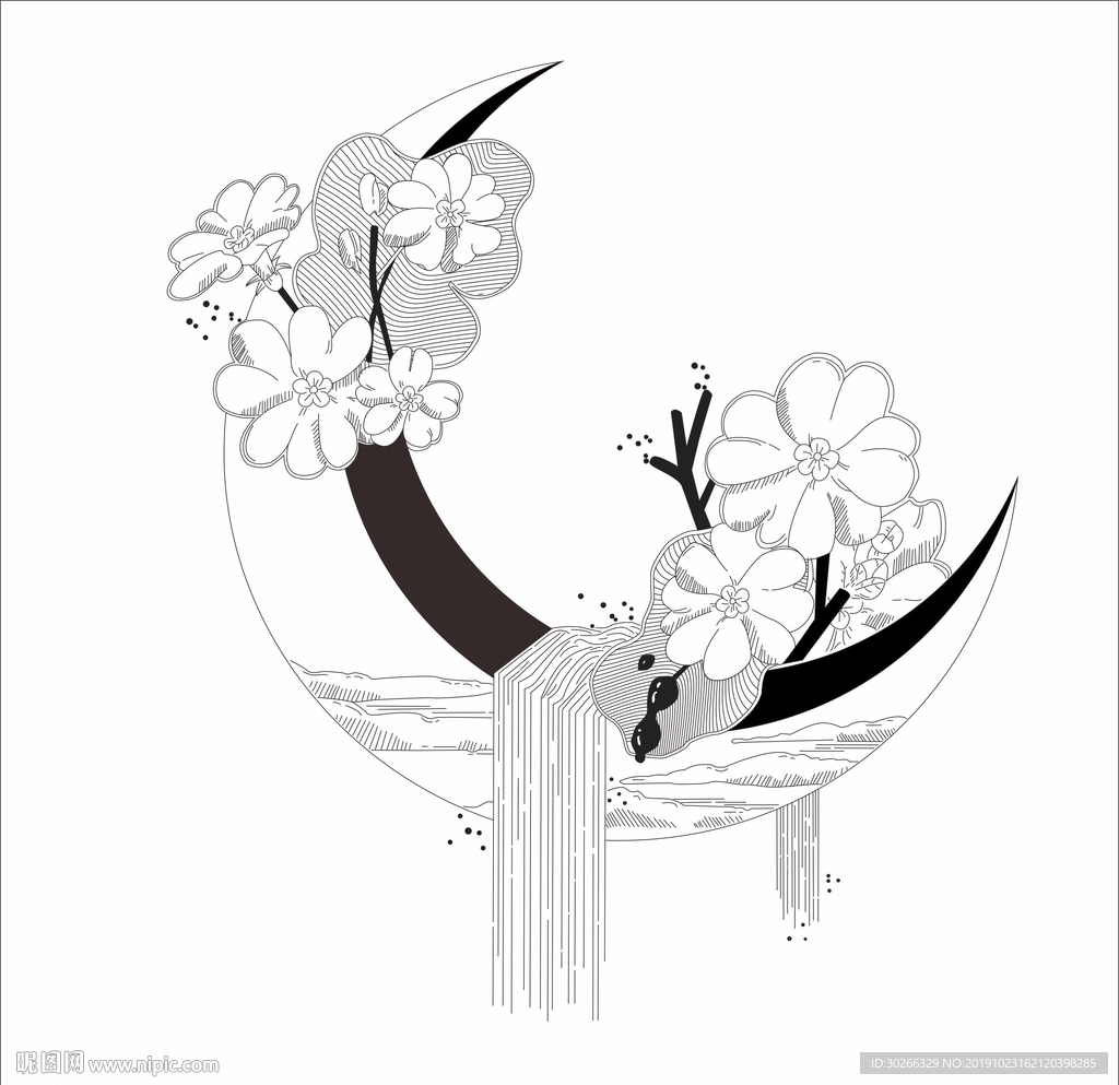 抽象插画