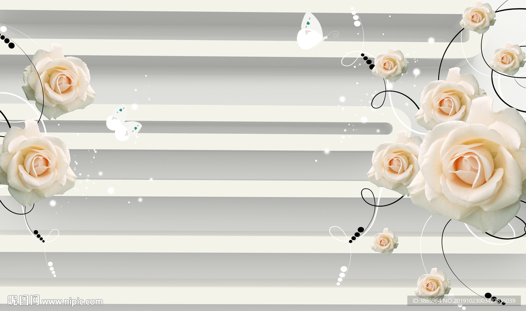 花图片   背景墙