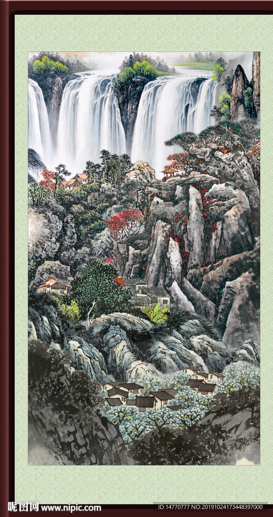 山水国画