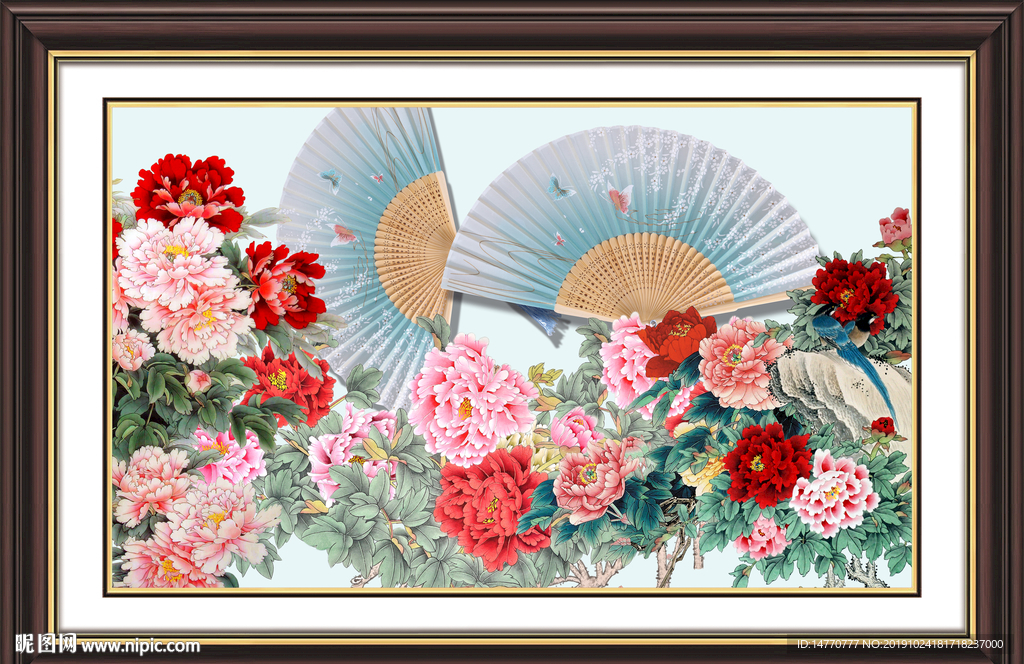 国画牡丹