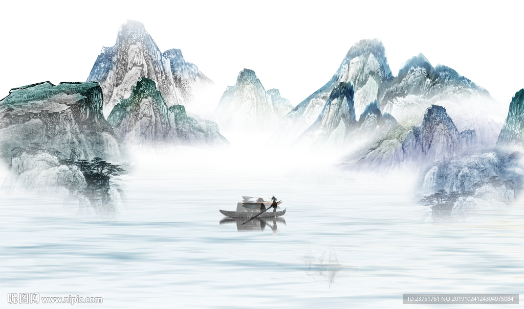 抽象山水
