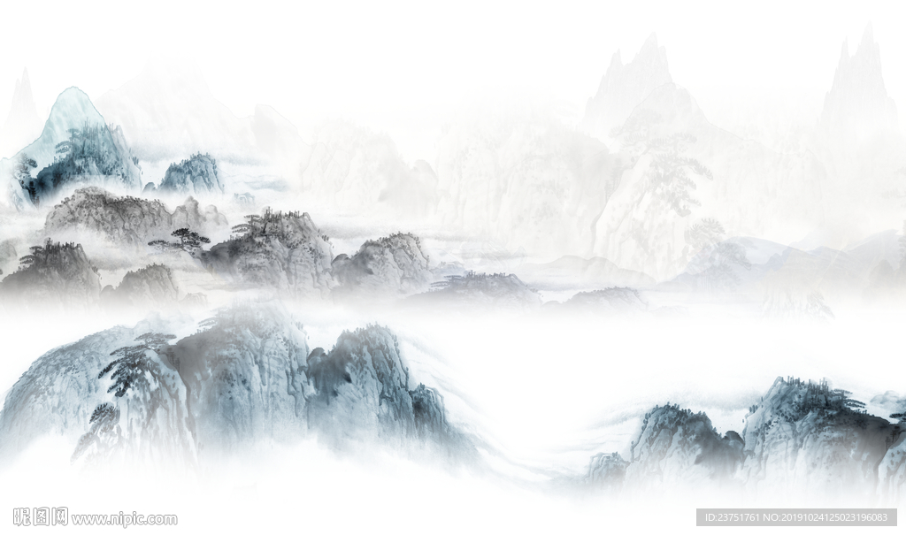 抽象山水