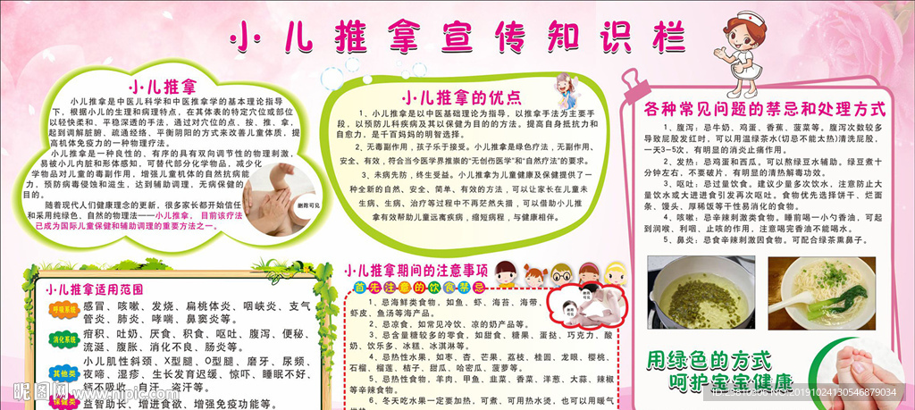 小儿推拿宣传栏