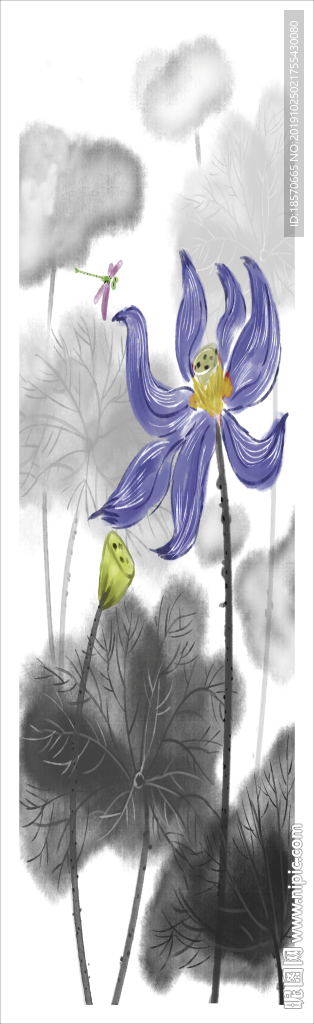 荷花玄关