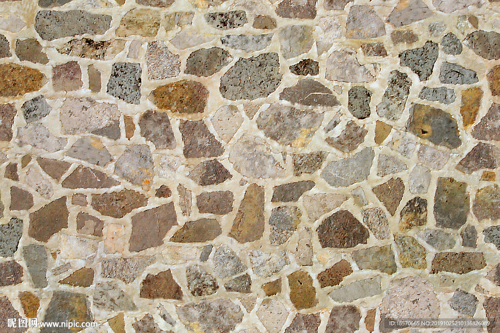 斑驳石墙面背景