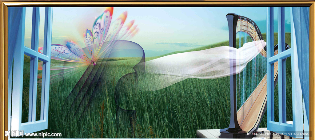 一帘幽梦 背景画