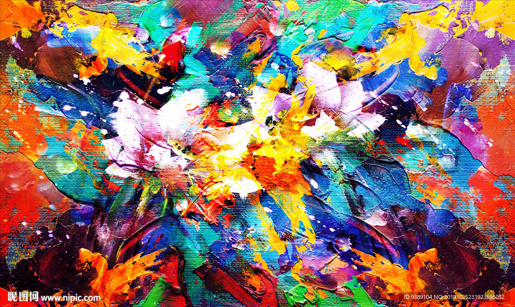 抽象油画