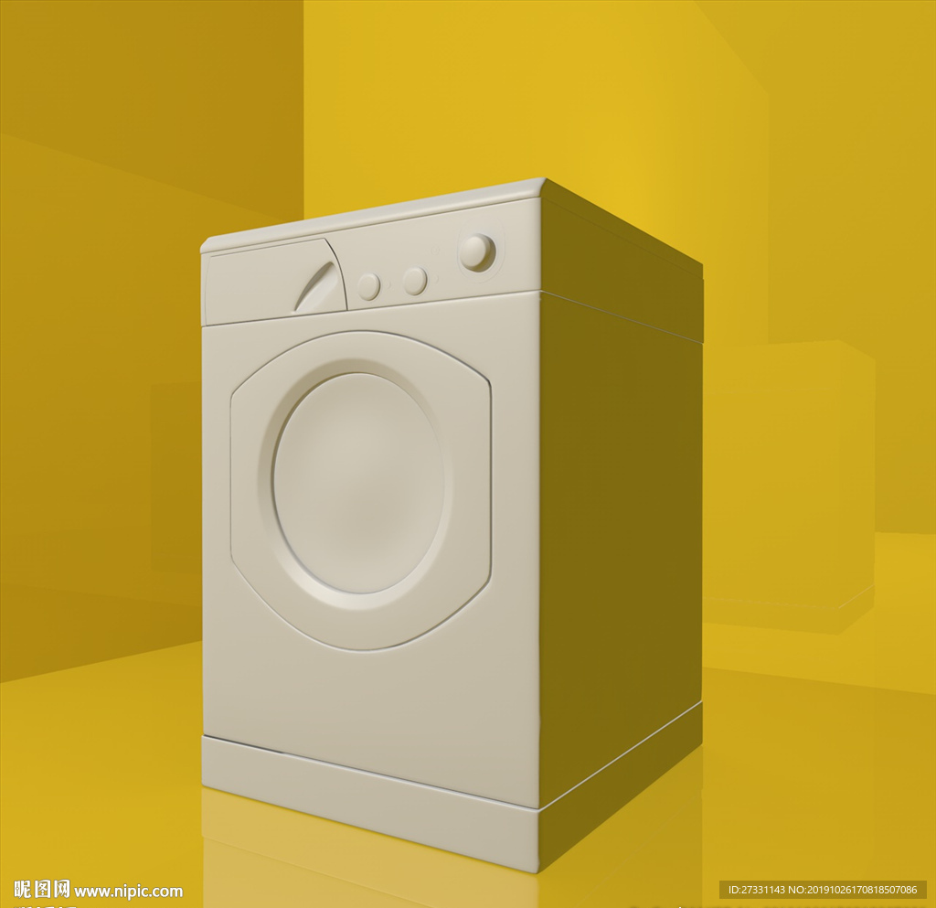 洗衣机模型 洗衣机 电器模型