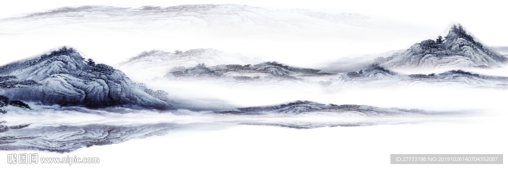 新中式 装饰画 中式水墨 水墨