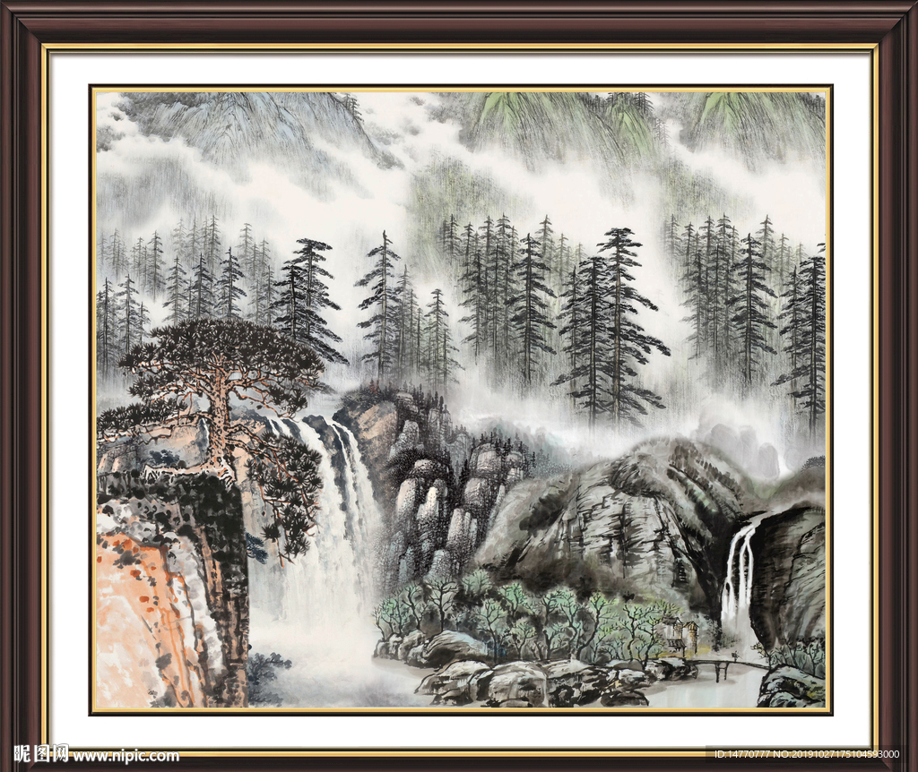 山水国画