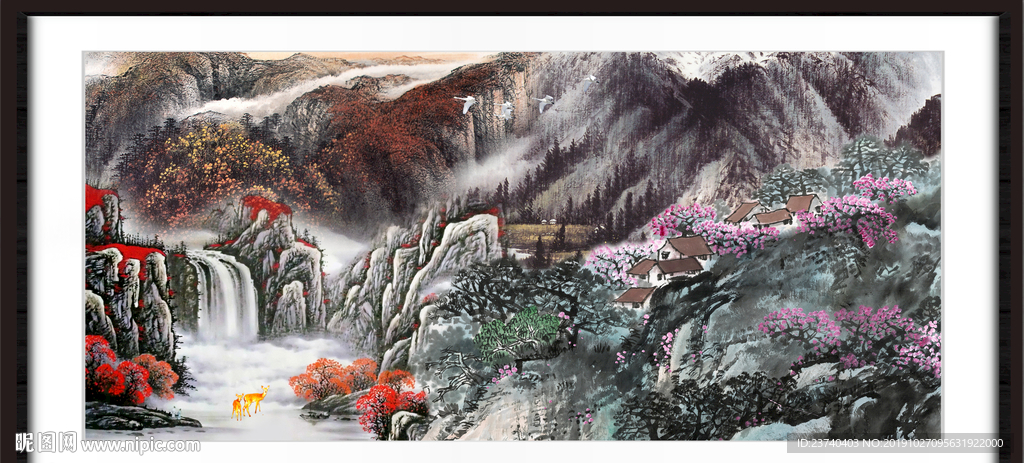 国画山水