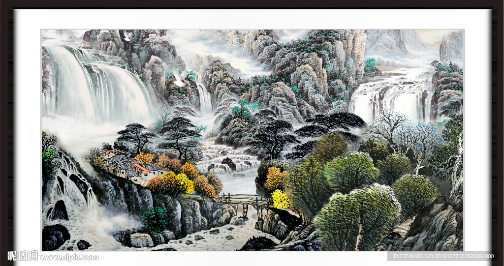 国画山水
