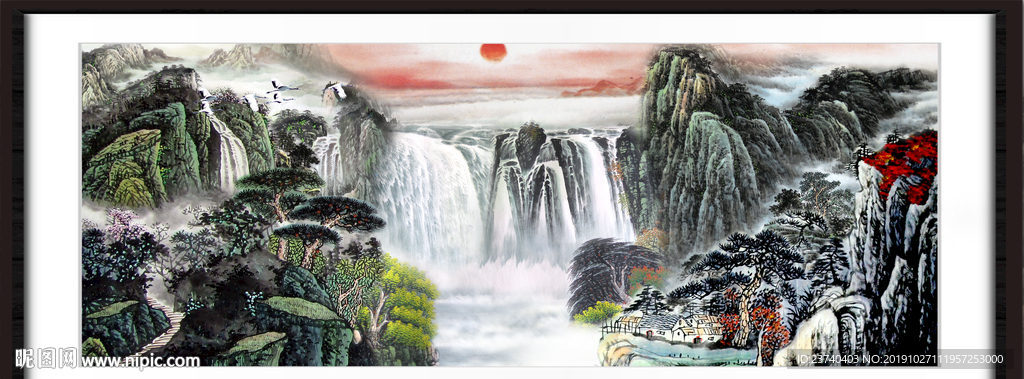 国画山水