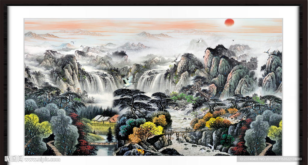 国画山水