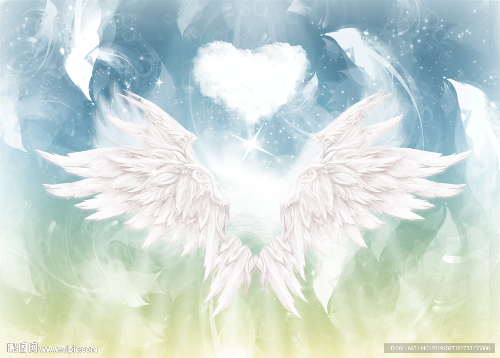 北欧网红翅膀背景墙