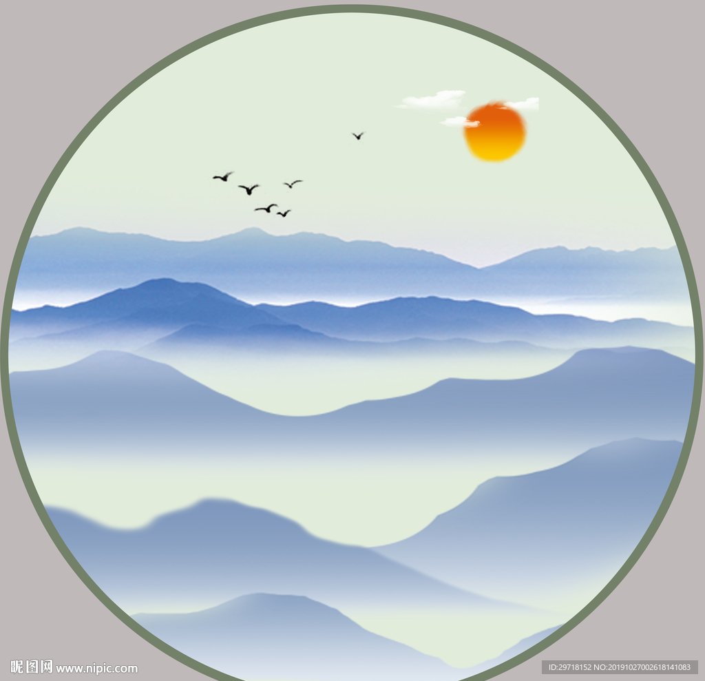 水墨画