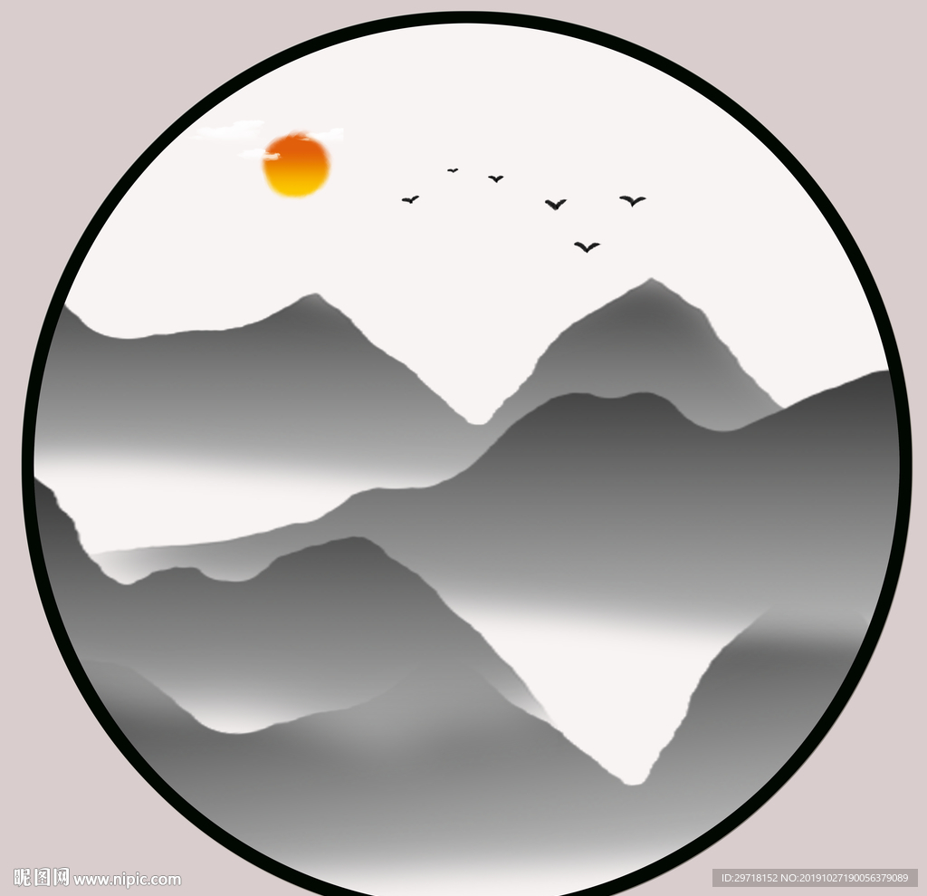 水墨画