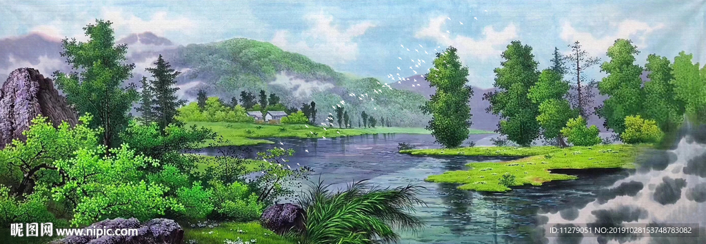 山水风景装饰画