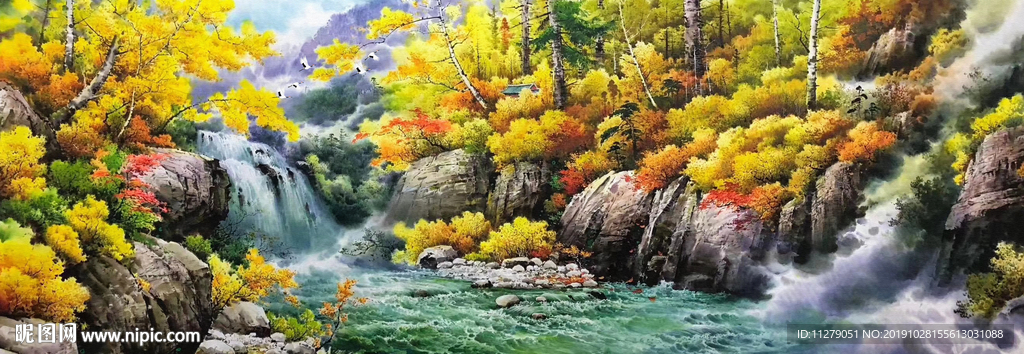 山水风景装饰画