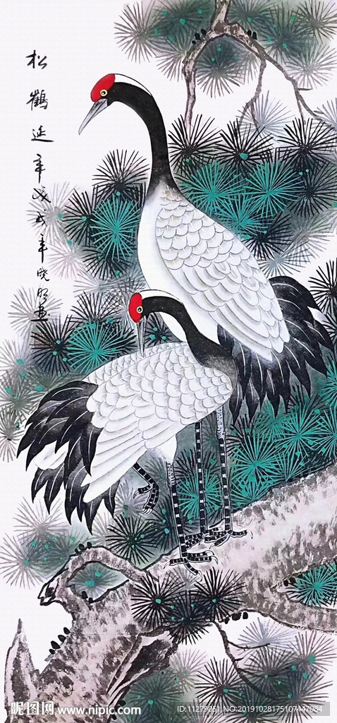 松鹤延年图