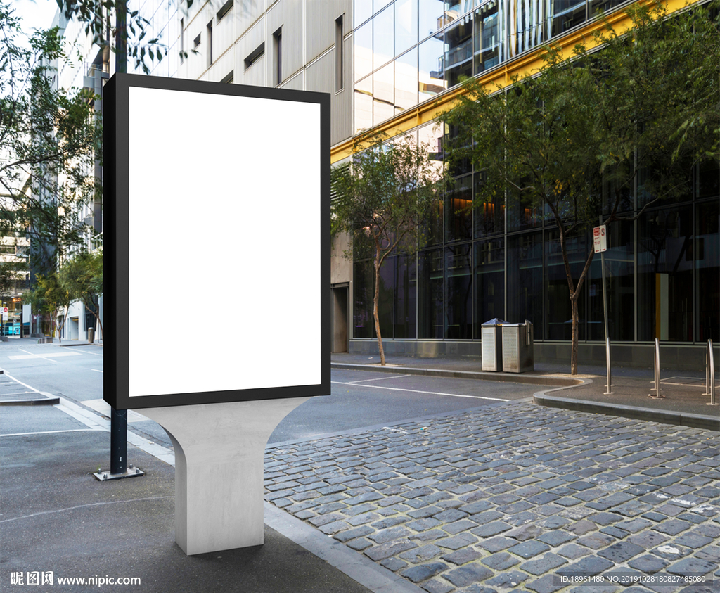 户外广告牌模型