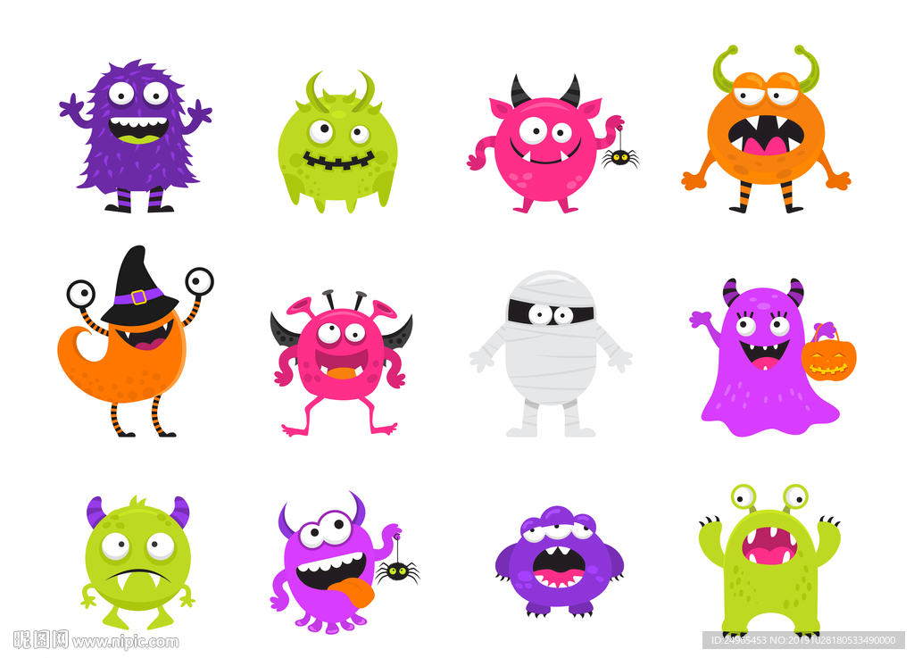 万圣节卡通图案