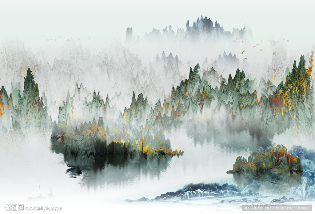 新中式山水