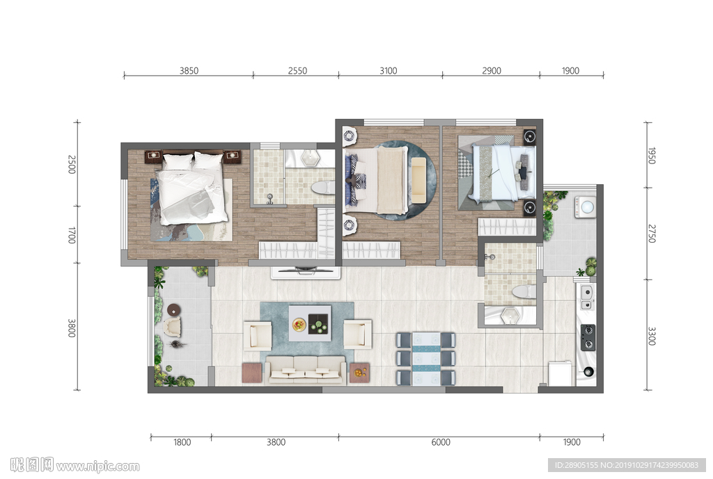 平面户型图 户型图 平面 彩平