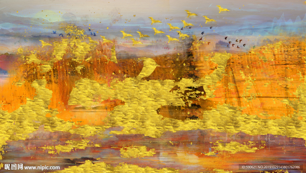 抽象油画
