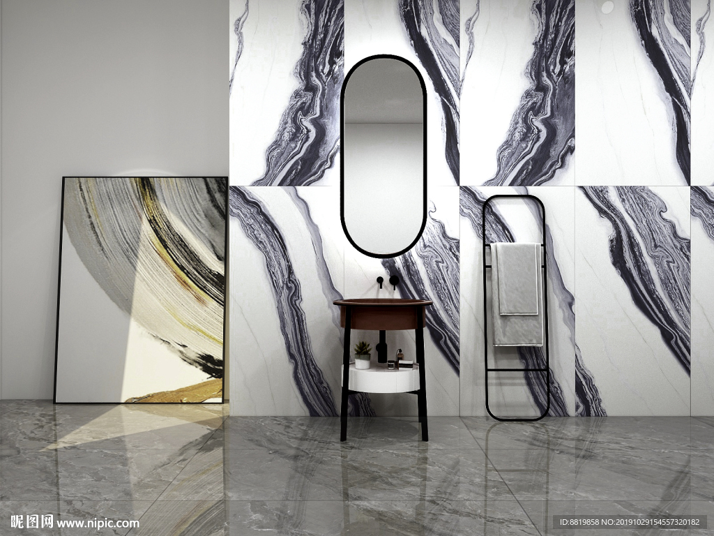 洗手间效果图图片