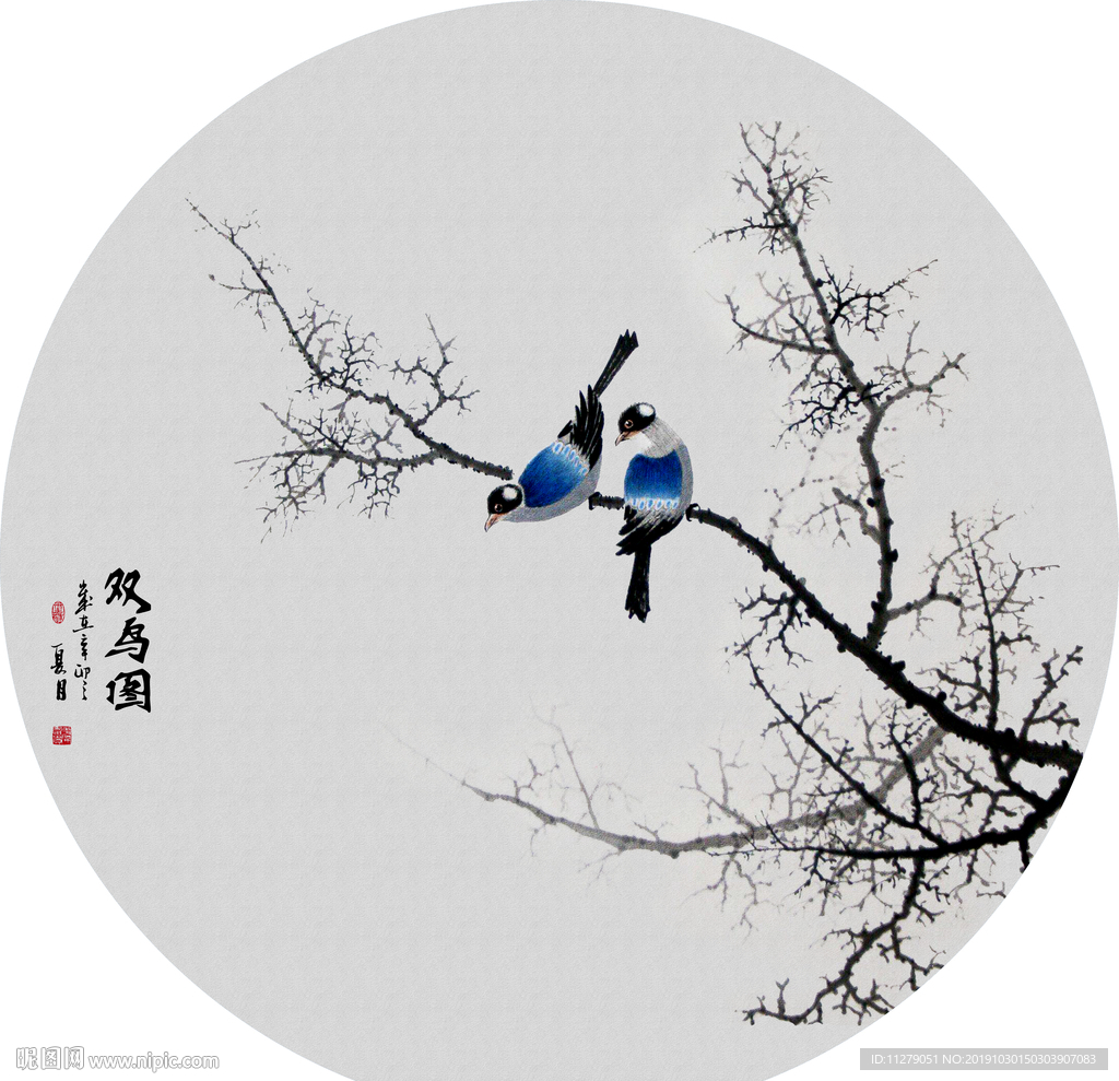 简约花鸟装饰画