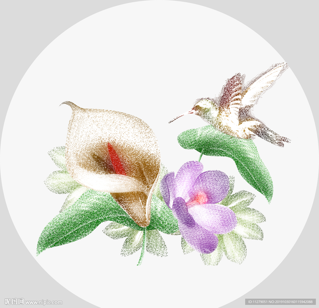 清新花鸟装饰画