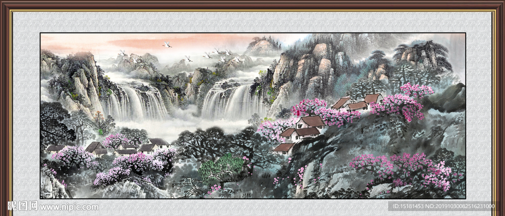 山水风景图