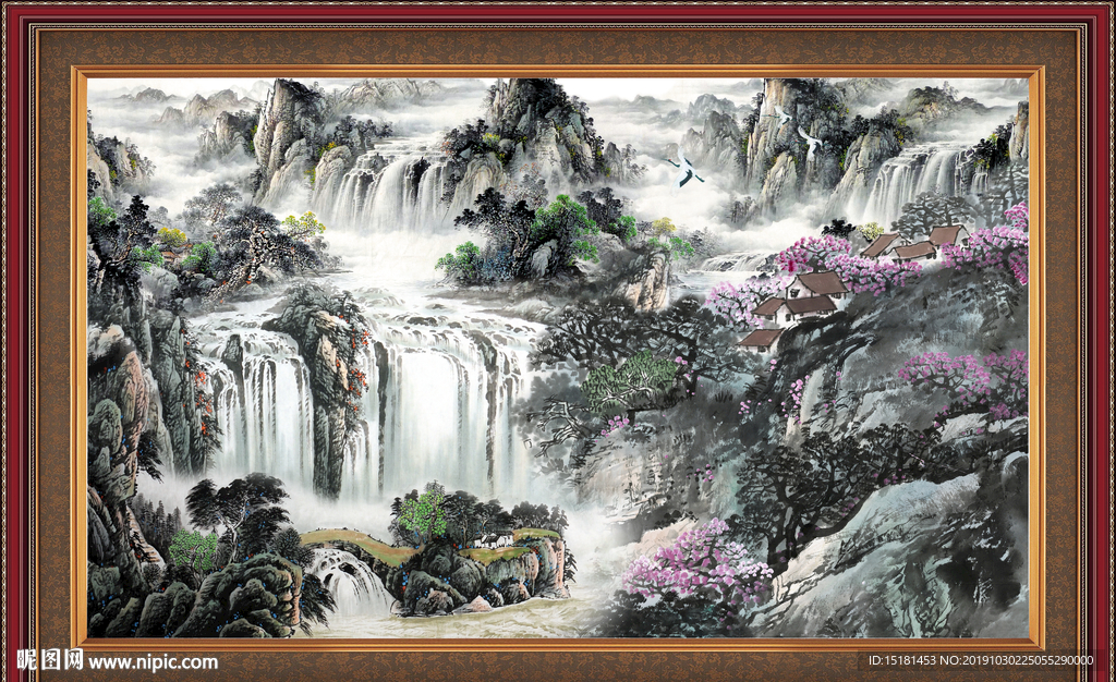 山水风景图