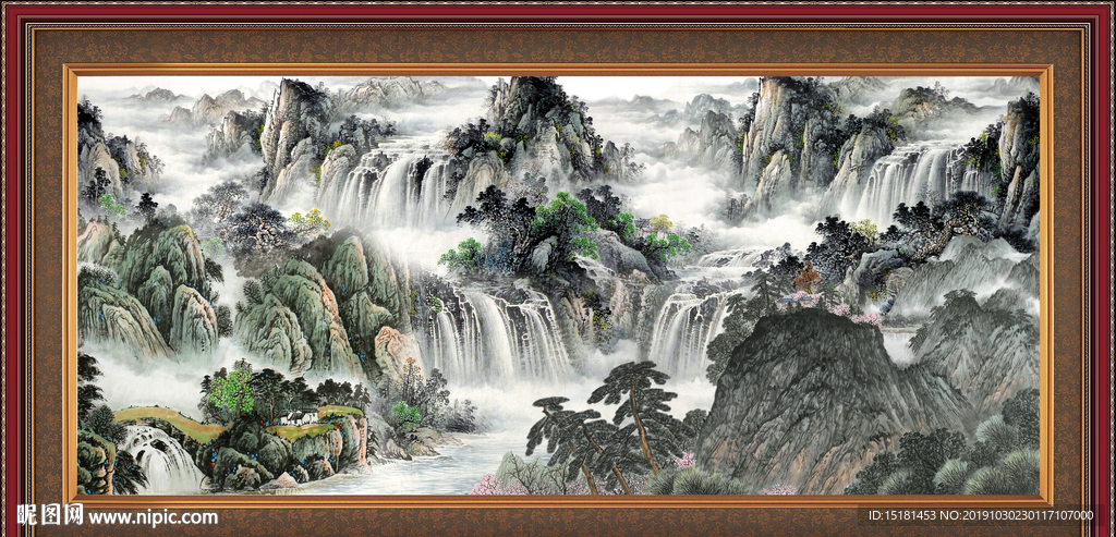 中国画山水