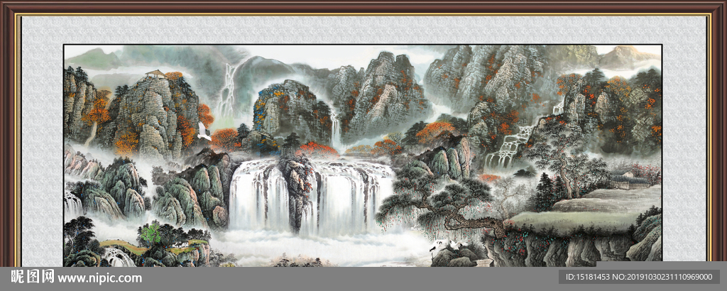 山水风景图