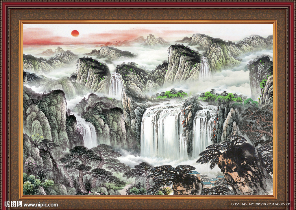 中国画山水