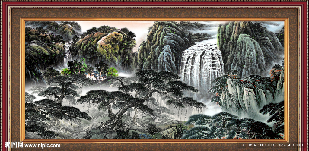 中国画山水