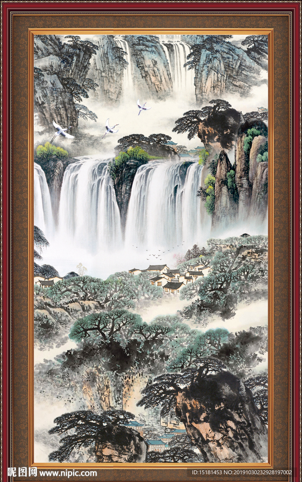 中国画山水