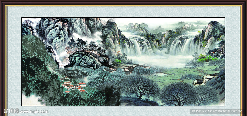 中国画山水