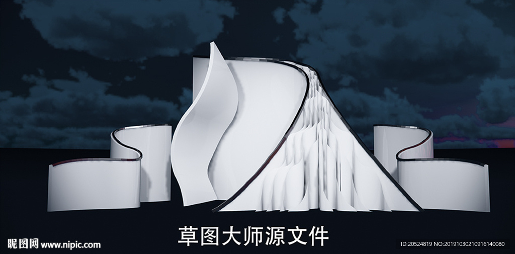 婚礼曲面设计