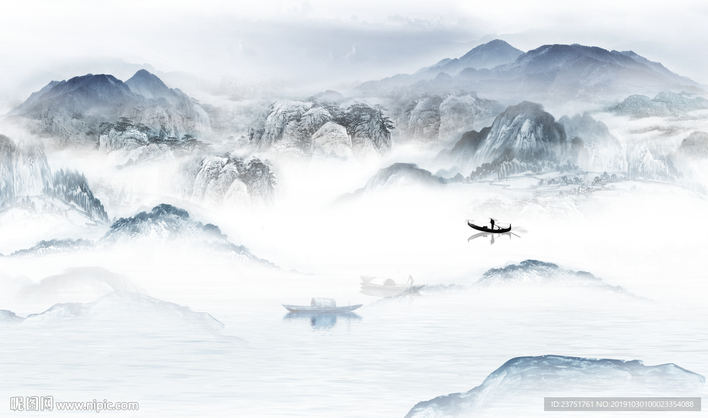 新中式山水