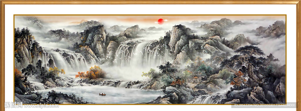 国画山水
