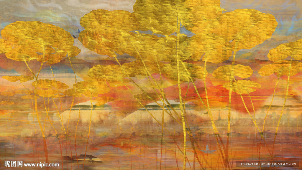 抽象油画