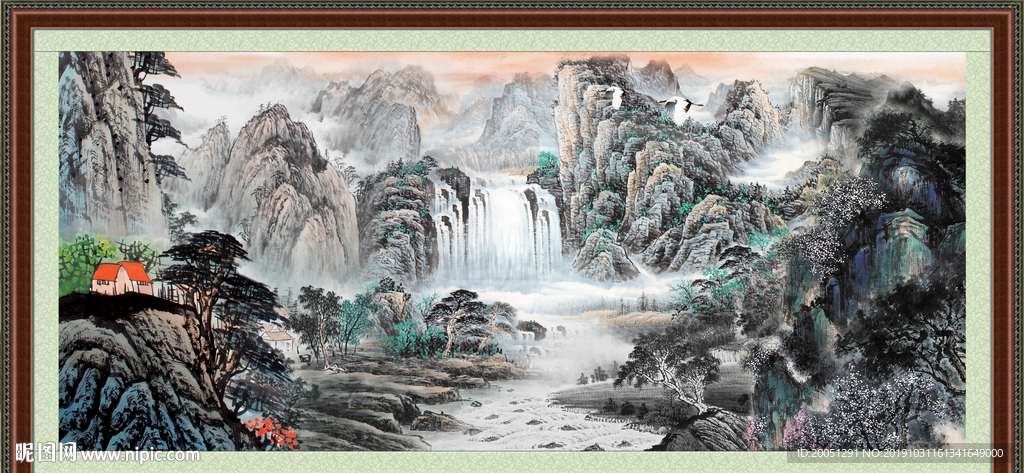 巨幅山水画
