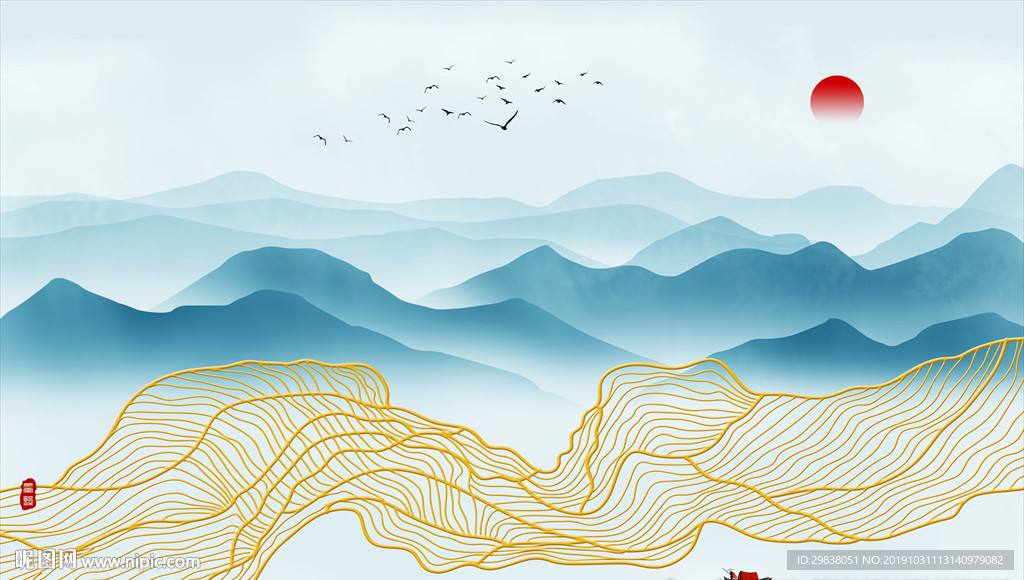 水墨山水